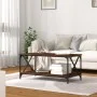 Couchtisch aus braunem Eichenholz und Eisen, 100 x 50 x 45 cm von vidaXL, Couchtisch - Ref: Foro24-823311, Preis: 51,41 €, Ra...