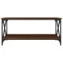 Couchtisch aus braunem Eichenholz und Eisen, 100 x 50 x 45 cm von vidaXL, Couchtisch - Ref: Foro24-823311, Preis: 51,41 €, Ra...