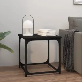Mesa auxiliar de madera contrachapada negro 40x40x40 cm by vidaXL, Coffee table - Ref: Foro24-823287, Price: 31,42 €, Discoun...