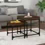 Side tables 2 pcs oak brown plywood by vidaXL, Coffee table - Ref: Foro24-823286, Price: 53,05 €, Discount: %
