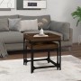 Beistelltische 2 Stück Eichenbraunes Sperrholz von vidaXL, Couchtisch - Ref: Foro24-823286, Preis: 53,75 €, Rabatt: %