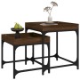 Beistelltische 2 Stück Eichenbraunes Sperrholz von vidaXL, Couchtisch - Ref: Foro24-823286, Preis: 53,75 €, Rabatt: %