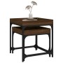 Beistelltische 2 Stück Eichenbraunes Sperrholz von vidaXL, Couchtisch - Ref: Foro24-823286, Preis: 53,75 €, Rabatt: %