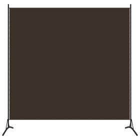 Biombo divisor de 1 panel marrón 175x180 cm de vidaXL, Divisores de ambientes - Ref: Foro24-320736, Precio: 23,97 €, Descuent...