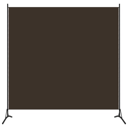 Biombo divisor de 1 panel marrón 175x180 cm de vidaXL, Divisores de ambientes - Ref: Foro24-320736, Precio: 23,97 €, Descuent...