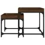 Side tables 2 pcs oak brown plywood by vidaXL, Coffee table - Ref: Foro24-823286, Price: 53,05 €, Discount: %