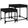Side tables 2 pcs black plywood by vidaXL, Coffee table - Ref: Foro24-823282, Price: 39,35 €, Discount: %