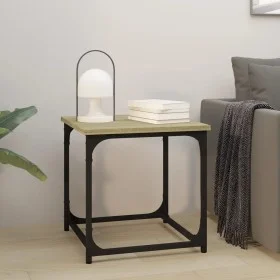 Side table made of oak Sonoma plywood, 40x40x40 cm by vidaXL, Coffee table - Ref: Foro24-823288, Price: 29,80 €, Discount: %
