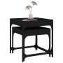Beistelltische 2 Stück schwarzes Sperrholz von vidaXL, Couchtisch - Ref: Foro24-823282, Preis: 39,65 €, Rabatt: %