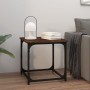 Beistelltisch aus geräuchertem Eichensperrholz, 40 x 40 x 40 cm von vidaXL, Couchtisch - Ref: Foro24-823289, Preis: 24,62 €, ...