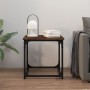 Beistelltisch aus geräuchertem Eichensperrholz, 40 x 40 x 40 cm von vidaXL, Couchtisch - Ref: Foro24-823289, Preis: 24,62 €, ...