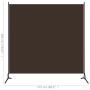 Biombo divisor de 1 panel marrón 175x180 cm de vidaXL, Divisores de ambientes - Ref: Foro24-320736, Precio: 23,97 €, Descuent...