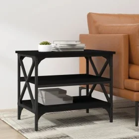 Beistelltisch aus schwarzem Sperrholz, 55 x 38 x 45 cm von vidaXL, Couchtisch - Ref: Foro24-823332, Preis: 33,30 €, Rabatt: %