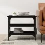 Black plywood side table 55x38x45 cm by vidaXL, Coffee table - Ref: Foro24-823332, Price: 33,59 €, Discount: %