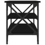 Mesa auxiliar de madera contrachapada negro 55x38x45 cm de vidaXL, Mesas de centro - Ref: Foro24-823332, Precio: 33,54 €, Des...