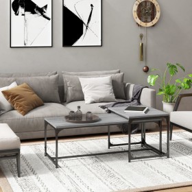 Coffee tables 2 pcs Sonoma gray plywood by vidaXL, Coffee table - Ref: Foro24-823340, Price: 58,78 €, Discount: %