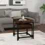 Beistelltische 3 Einheiten, Sperrholz aus geräucherter Eiche von vidaXL, Couchtisch - Ref: Foro24-823284, Preis: 52,02 €, Rab...