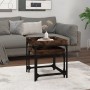 Beistelltische 3 Einheiten, Sperrholz aus geräucherter Eiche von vidaXL, Couchtisch - Ref: Foro24-823284, Preis: 52,02 €, Rab...