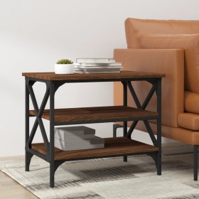 Beistelltisch aus eichenbraunem Sperrholz, 55 x 38 x 45 cm von vidaXL, Couchtisch - Ref: Foro24-823336, Preis: 37,43 €, Rabat...