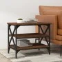 Beistelltisch aus eichenbraunem Sperrholz, 55 x 38 x 45 cm von vidaXL, Couchtisch - Ref: Foro24-823336, Preis: 37,03 €, Rabat...