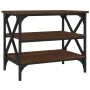 Mesa auxiliar madera contrachapada marrón roble 55x38x45 cm de vidaXL, Mesas de centro - Ref: Foro24-823336, Precio: 37,03 €,...