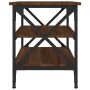 Oak brown plywood side table 55x38x45 cm by vidaXL, Coffee table - Ref: Foro24-823336, Price: 37,36 €, Discount: %
