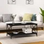 Couchtisch aus Sperrholz und schwarzem Eisen, 100 x 50 x 45 cm von vidaXL, Couchtisch - Ref: Foro24-823307, Preis: 51,68 €, R...