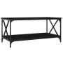 Couchtisch aus Sperrholz und schwarzem Eisen, 100 x 50 x 45 cm von vidaXL, Couchtisch - Ref: Foro24-823307, Preis: 51,68 €, R...