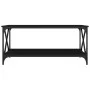 Plywood and black iron coffee table 100x50x45 cm by vidaXL, Coffee table - Ref: Foro24-823307, Price: 51,62 €, Discount: %