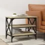 Side table made of Sonoma oak plywood, measuring 55x38x45 cm. by vidaXL, Coffee table - Ref: Foro24-823333, Price: 43,51 €, D...