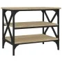 Side table made of Sonoma oak plywood, measuring 55x38x45 cm. by vidaXL, Coffee table - Ref: Foro24-823333, Price: 43,51 €, D...