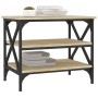 Side table made of Sonoma oak plywood, measuring 55x38x45 cm. by vidaXL, Coffee table - Ref: Foro24-823333, Price: 44,24 €, D...