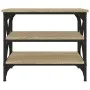 Side table made of Sonoma oak plywood, measuring 55x38x45 cm. by vidaXL, Coffee table - Ref: Foro24-823333, Price: 43,51 €, D...