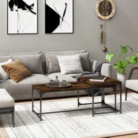 Coffee tables 2 units smoked oak plywood by vidaXL, Coffee table - Ref: Foro24-823339, Price: 48,35 €, Discount: %