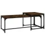 Coffee tables 2 units smoked oak plywood by vidaXL, Coffee table - Ref: Foro24-823339, Price: 48,35 €, Discount: %
