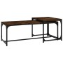 Couchtische 2 Einheiten aus geräuchertem Eichensperrholz von vidaXL, Couchtisch - Ref: Foro24-823339, Preis: 49,28 €, Rabatt: %