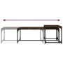 Coffee tables 2 units smoked oak plywood by vidaXL, Coffee table - Ref: Foro24-823339, Price: 48,35 €, Discount: %