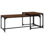 Coffee tables 2 pcs oak brown plywood by vidaXL, Coffee table - Ref: Foro24-823341, Price: 57,14 €, Discount: %
