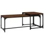 Coffee tables 2 pcs oak brown plywood by vidaXL, Coffee table - Ref: Foro24-823341, Price: 56,51 €, Discount: %