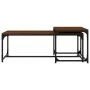 Coffee tables 2 pcs oak brown plywood by vidaXL, Coffee table - Ref: Foro24-823341, Price: 56,51 €, Discount: %