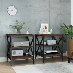 Side tables 2 pcs oak brown wood 40x42x50 cm by vidaXL, Side tables - Ref: Foro24-825781, Price: 49,21 €, Discount: %