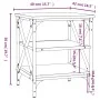 Beistelltische 2 Stück Eichenholz braun 40x42x50 cm von vidaXL, Seitentische - Ref: Foro24-825781, Preis: 49,21 €, Rabatt: %