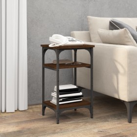 Beistelltisch aus braunem Eichensperrholz, 35 x 30 x 60 cm von vidaXL, Seitentische - Ref: Foro24-825806, Preis: 37,99 €, Rab...