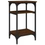 Mesa auxiliar madera contrachapada roble marrón 35x30x60 cm de vidaXL, Mesas auxiliares - Ref: Foro24-825806, Precio: 37,51 €...
