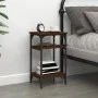Mesa auxiliar madera contrachapada roble marrón 35x30x60 cm de vidaXL, Mesas auxiliares - Ref: Foro24-825806, Precio: 37,51 €...