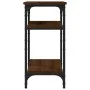 Mesa auxiliar madera contrachapada roble marrón 35x30x60 cm de vidaXL, Mesas auxiliares - Ref: Foro24-825806, Precio: 37,51 €...
