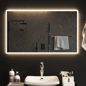 Espejo de baño con LED 60x100 cm
