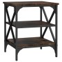 Beistelltisch aus geräuchertem Eichensperrholz, 40 x 42 x 50 cm von vidaXL, Seitentische - Ref: Foro24-825776, Preis: 38,42 €...