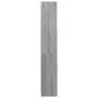 Sonoma gray plywood 4-tier shelving unit 80x24x142cm by vidaXL, Bookcases and shelves - Ref: Foro24-815391, Price: 64,69 €, D...