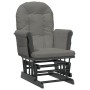 Stillstuhl mit Hocker aus dunkelgrauem Stoff von vidaXL, Schaukelstühle - Ref: Foro24-351667, Preis: 258,77 €, Rabatt: %